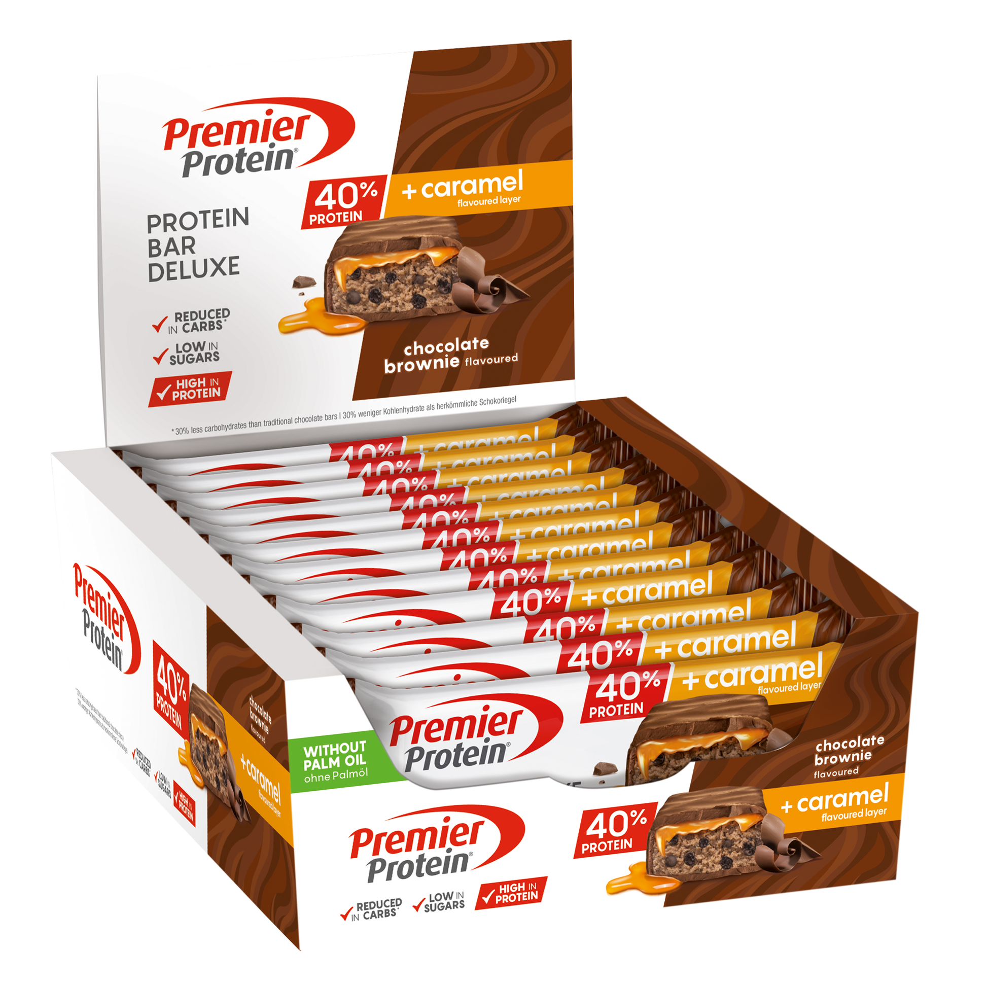 Premier Protein Bar Deluxe 40% - Chocolate Brownie