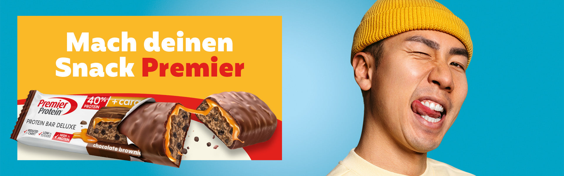 Banner: Mach deinen Snack Premier