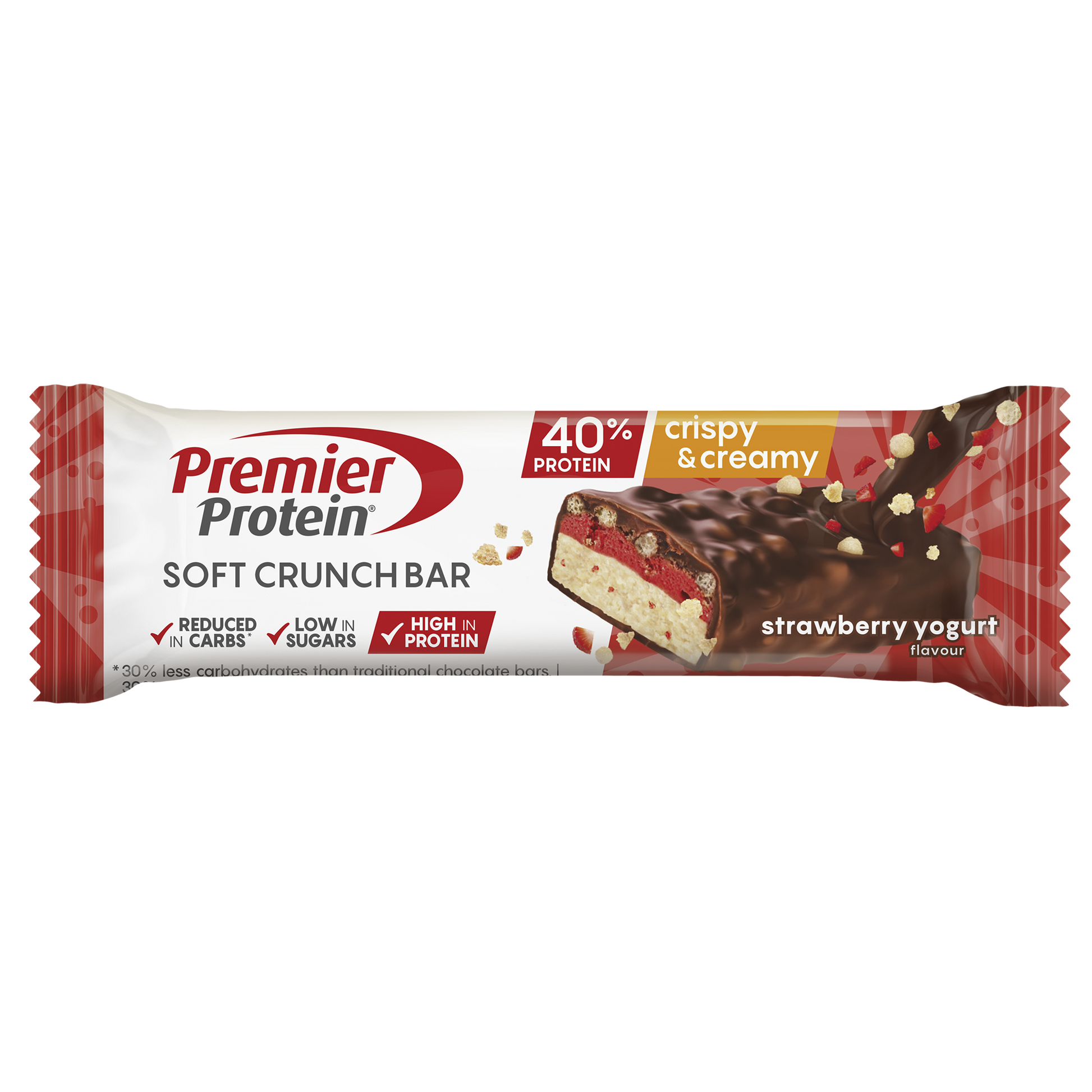 Soft Crunch Bar 40% Protein - Strawberry Yogurt